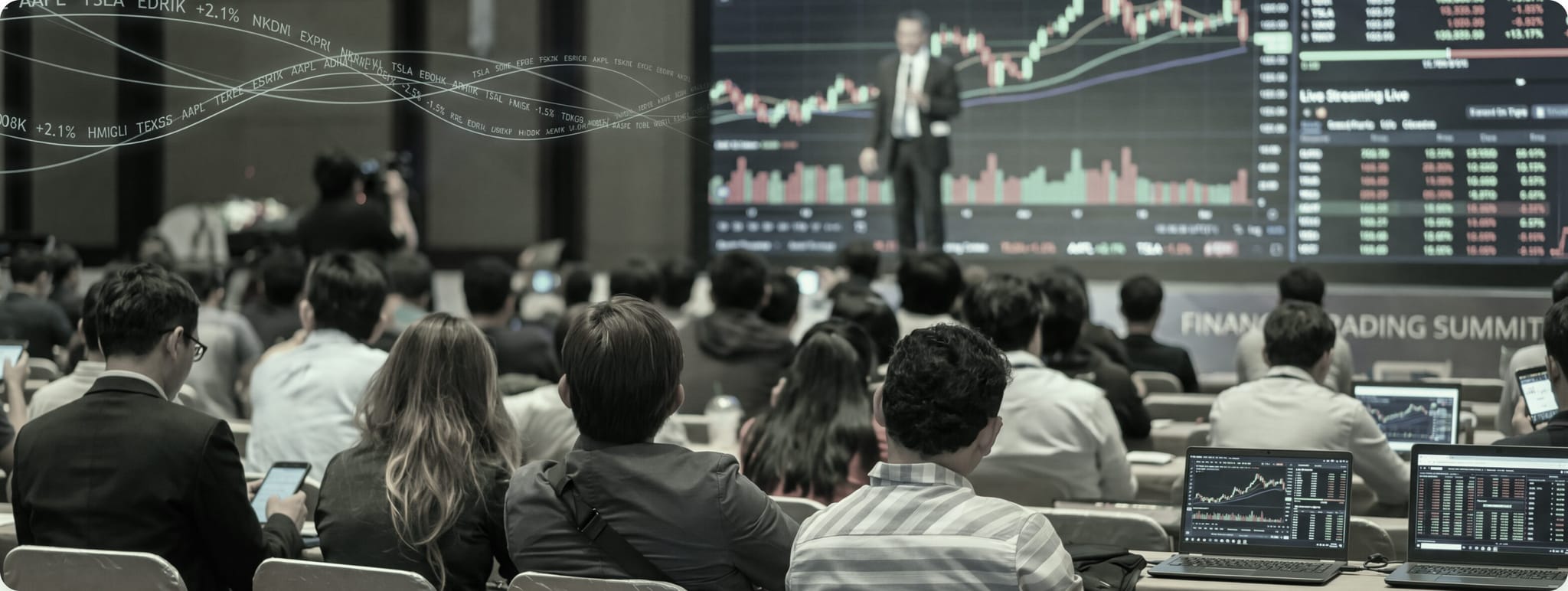 CXM 金融交易峰会的参会者